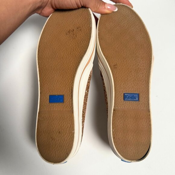 Kate Spade x Keds Women’s Triple Decker Pink Glitter Sneakers – EU 37 / US 6.5 – - Picture 6 of 10